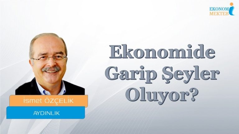 İsmet Özçelik - Ekonomide Garip Şeyler Oluyor? [Ekonomi Mektebi]