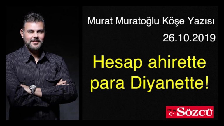 Hesap ahirette para Diyanet'te!