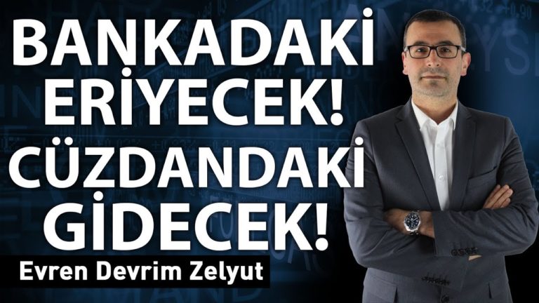 Bankadaki eriyecek! Cüzdandaki gidecek!