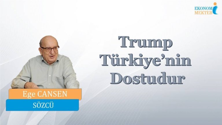 Ege Cansen - Trump Türkiye’nin Dostudur [Ekonomi Mektebi]