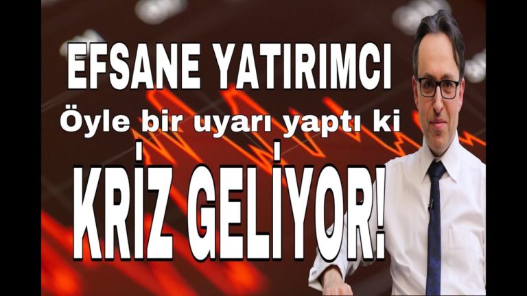 EFSANE YATIRIMCI ÖYLE BİR UYARI YAPTI Kİ KRİZ GELİYOR - DÜNYANIN HABERİ 9 - 10.10.2019