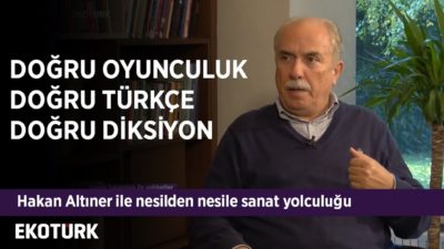 Hakan Altıner ile tiyatroda yeni sezon oyun buluşmaları