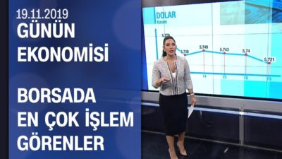 Piyasalarda son durum - Günün Ekonomisi 19.11.2019 Salı