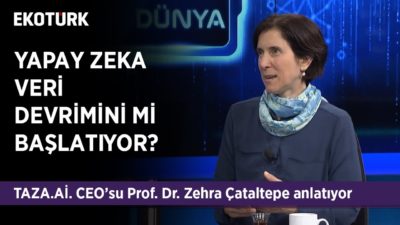 Hangi yapay zeka üzerinde çalışılıyor? | Prof. Dr. Zehra Çataltepe