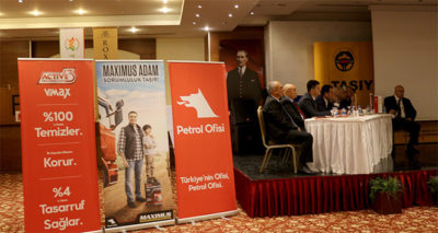 Petrol Ofisi yollarların emektarı kamyon şoförlerine ürünlerini tanıttı