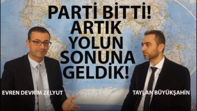 Parti bitti! Artık yolun sonuna geldik!