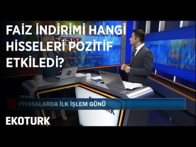 Faiz İndirimi Hangi Hisseleri Pozitif Etkiledi? | İlk Seans | 20 Ocak 2020