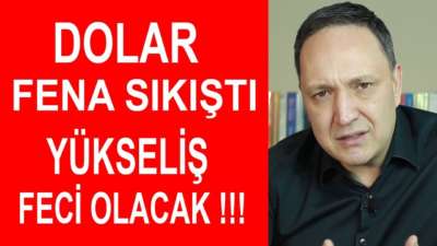 Dolar Fena Sıkıştı Yükseliş Feci Olacak !!!