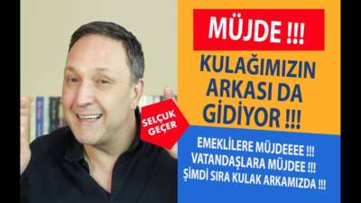 MÜJDE !!! KULAĞIMIZIN ARKASI DA GİDİYOR !!!