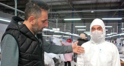 Türkiye'den dünyaya 'Korona virüsü tulumu' siparişleri yetiştiremiyorlar