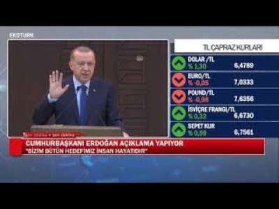 CUMHURBAŞKANI ERDOĞAN EKONOMİK İSTİKRAR KALKANI PAKETİNİ AÇIKLADI