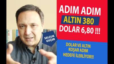 ADIM ADIM DOLAR 6,80 ALTIN 380 !!!