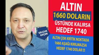 ALTIN 1660 DOLARI KIRDI HEDEF 1740 DOLAR