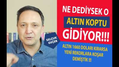 NE DEDİYSEK O ALTIN KOPTU GİDİYOR! !!!