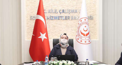 Bakan Selçuk, TÜRMOB ve TOBB Başkanları ile video konferansla 'Kısa Çalışma Ödeneği'ni görüştü