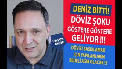 DÖVİZ ŞOKU GÖSTERE GÖSTERE GELİYOR ?