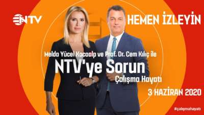 NTV'ye Sorun 3 Haziran 2020 (Konuk: Prof. Dr. Cem Kılıç)
