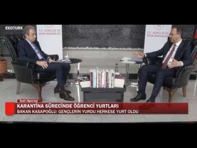 Gençlik ve Spor Bakanı Mehmet Muharrem Kasapoğlu, Ekotürk'te konuk oldu!