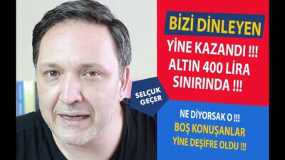 BİZİ DİNLEYEN YİNE KAZANDI ALTIN 400 KIYISINDA !!!