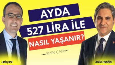 Ayda 527 Lira İle Yaşayan 6.5 Milyon Kişi Var! | Emin Çapa
