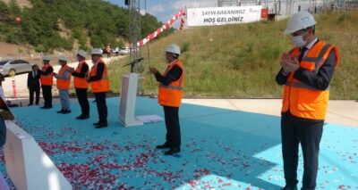 Cumhurbaşkanı Erdoğan'ın telekonferans sitemi ile katıldığı Akıncı HES'in açılışı yapıldı