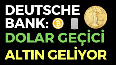 DEUTSCHE BANK: DOLAR GEÇİCİ ALTIN GELİYOR - EKONOMİ HABERLERİ - DÜNYANIN HABERİ 128 - 26.07.2020