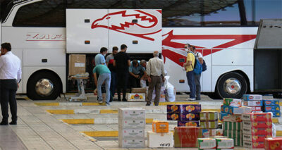 Otogarda kayısı yoğunluğu