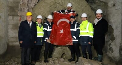 Zeytinburnu-Bahçelievler içme suyu tüneli pandemiye rağmen gününde tamamlandı