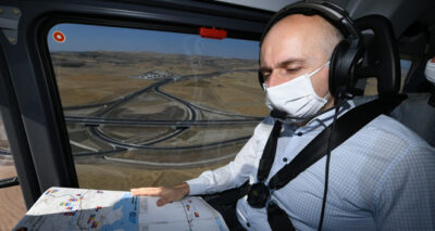 Bakan Karaismailoğlu Ankara-Niğde Otoyolu'nda incelemelerde bulundu