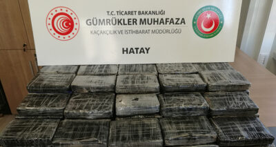 İskenderun’da 72 kilo 563 gram kokain ele geçirildi