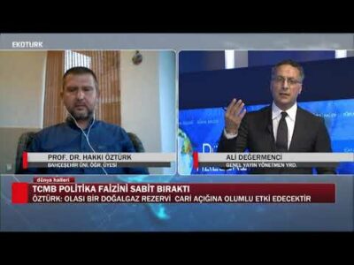 Merkez Bankası'nın faiz kararı ne anlama geliyor? |Doç. Dr. Hakkı Öztürk |Ali Değermenci