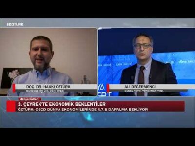 Türkiye 2020 yılı büyüme nasıl olur? |Doç. Dr. Hakkı Öztürk |Ali Değermenci| Dünya Halleri