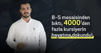 8-5 mesaisinden bıktı, 4000’den fazla kursiyerin hayatına dokundu!
