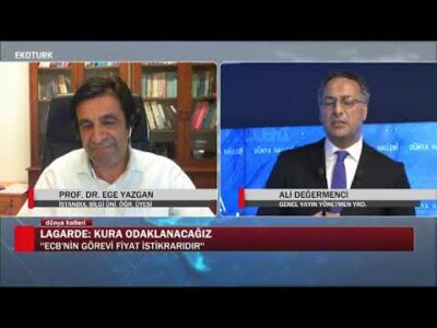 Avrupa Ekonomisi toparlanabilecek mi? | Prof. Dr. Ege Yazgan |Ali Değermenci| Dünya Halleri