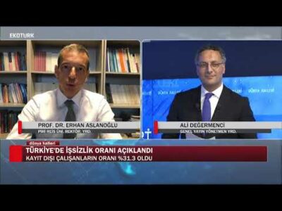 Türkiye işsizlik sorununu nasıl çözebilir | Prof. Dr. Erhan Aslanoğlu |Ali Değermenci|Dünya Halleri
