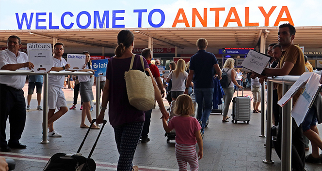 Antalya'ya 1 Ocak’tan itibaren gelen turist sayısı 1 milyon 316 bin oldu