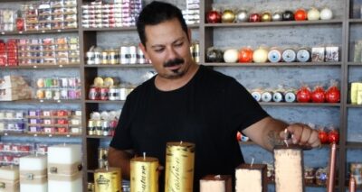 Günde 8 saat yanan mum 1 ayda ancak yarısına geliyor