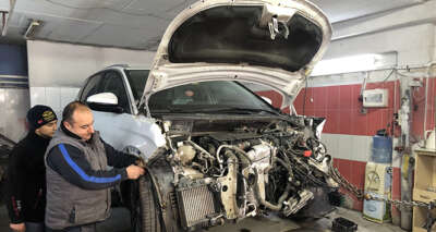 Kar yağışı sonrası oto sanayilerde yoğun mesai