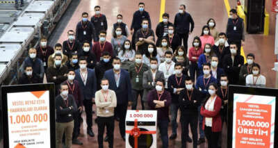 Vestel Beyaz Eşya 1 milyonuncu çamaşır kurutma makinesini üretti