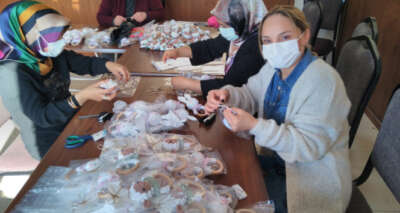 Amigurumi oyuncak yapmayı öğrendiler ABD’den sipariş aldılar