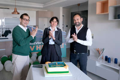 Ev ödüllü kampanyanın talihlisi hediyesine kavuştu