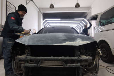 Kar kazaları artırdı, kaportacılarda araç koyacak yer kalmadı