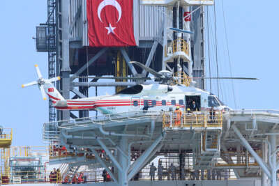 Cumhurbaşkanı Erdoğan geldi, Abdülhamid Han Gemisi yolcu ediliyor