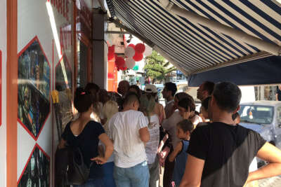 Edirne'de indirim izdihamı