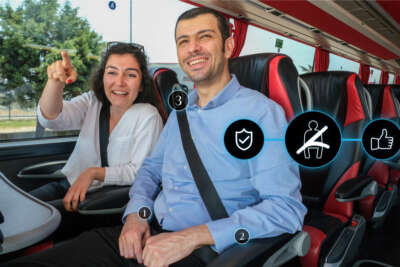 Üç noktalı emniyet kemerleriyle yolculuklar daha güvenli hale geldi