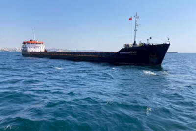 Ukrayna’dan tahıl taşıyan gemi Tekirdağ’a ulaştı