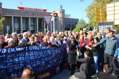 Ankara Garı patlamasında hayatını kaybeden 103 kişi anıldı