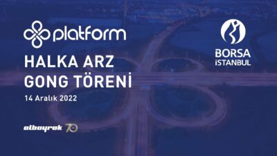 Platform Turizm Halka Arz Gong Töreni