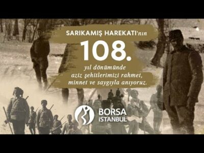 Sarıkamış Harekatı’nın 108. Yıl Dönümünde aziz şehitlerimizi rahmet, minnet ve saygıyla anıyoruz