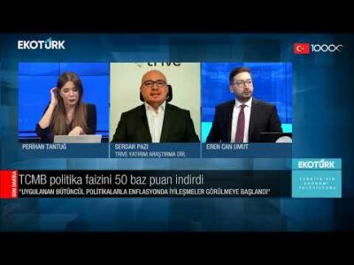 TCMB faizi 50 baz puan indirdi | Merkez Bankası Özel Yayını | 23.02.2023
